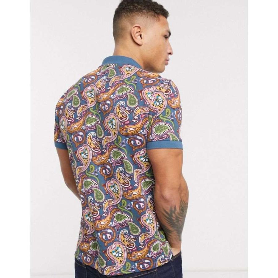 pretty green paisley polo