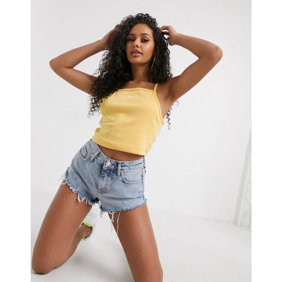 high neck yellow top