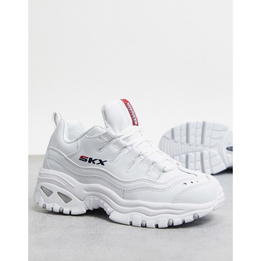 21高い素材 Skx Energy シューズ 靴 スニーカー レディース Skechers スケッチャーズ シューズ 靴 レディース スニーカー スケッチャーズ Skechers Chunky ホワイトレザー White In Trainers シューズ Theaustralianexplorer Com Au