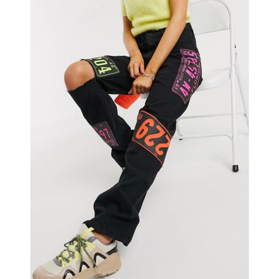 キキリキ Kikiriki レディース カーゴパンツ ボトムス パンツ Contrast Motif Cargo Pant In Black Multi ブラック Olhodaguadocasado Al Gov Br