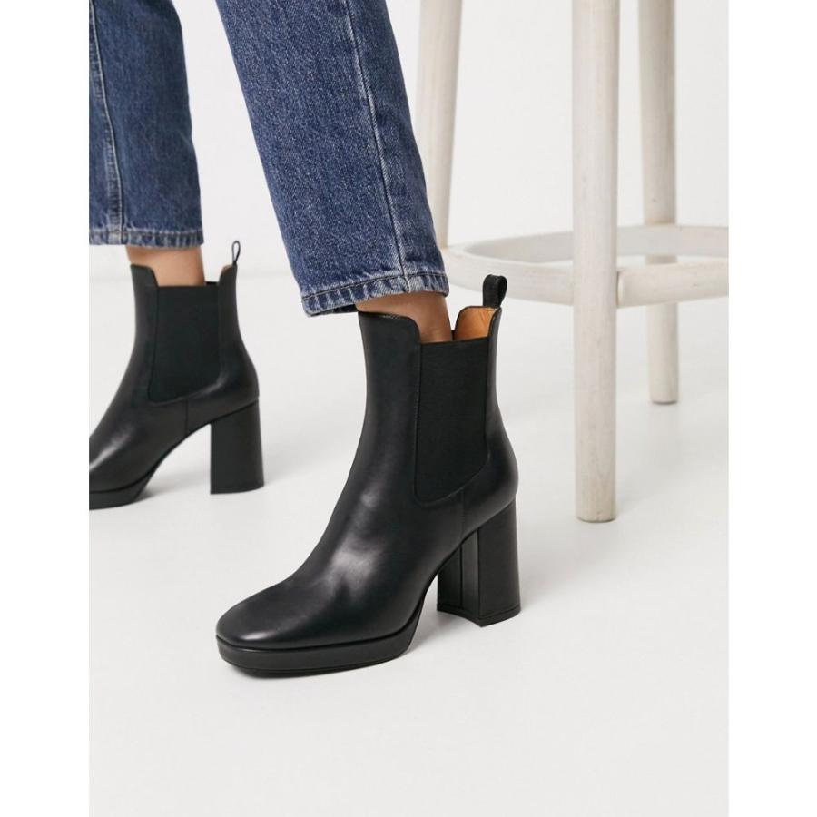 & other stories leather chelsea boots