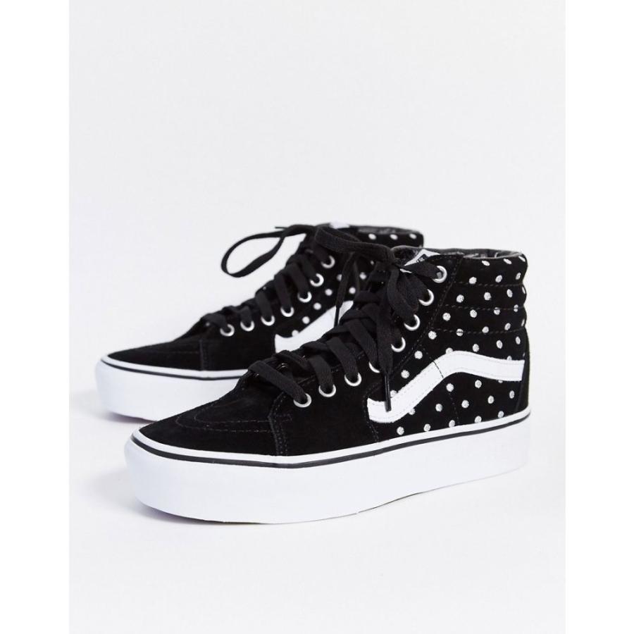 vans polka dot platform