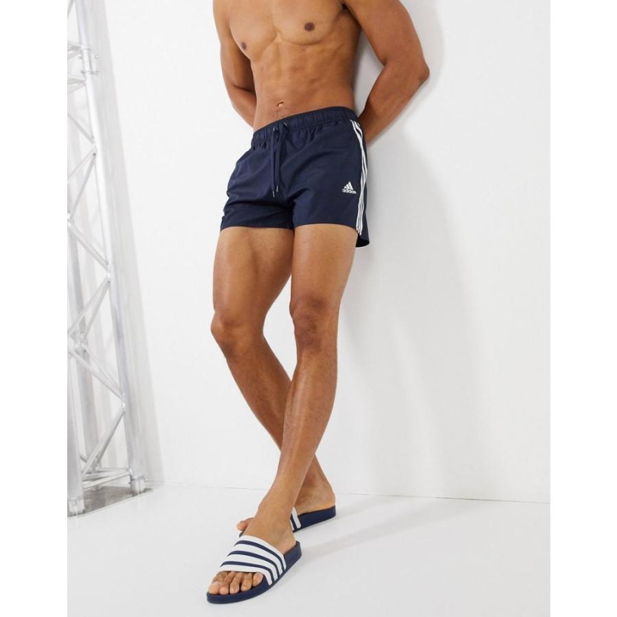 adidas 3 stripe swim brief
