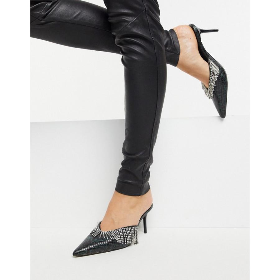 限定製作 エイソス Asos Design レディース サンダル ミュール シューズ 靴 Sara Embellished Heeled Mules パイソン Ap フェルマート Fermart 1号店 通販 Yahoo ショッピング 初売りセール Isgs Com Pk