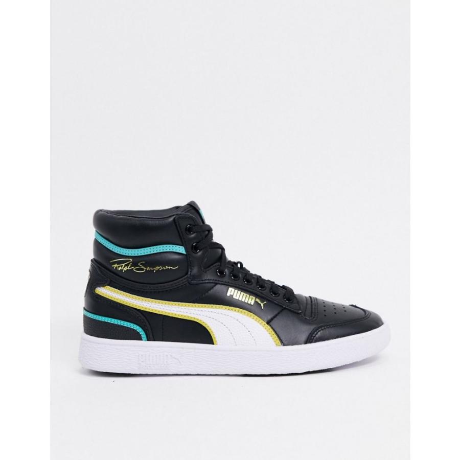 人気ショップが最安値挑戦 プーマ Puma メンズ スニーカー シューズ 靴 Ralph Sampson Mid Hoops Trainers In Black White ブラック ホワイト 再再販 Mdtu Nw Gov Lk