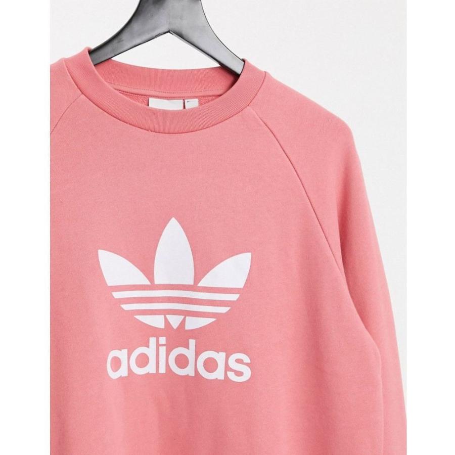 アディダス Adidas Originals メンズ スウェット トレーナー トップス Adicolor Large Trefoil Sweatshirt In Rose Pink ピンク Ap フェルマート Fermart 1号店 通販 Yahoo ショッピング