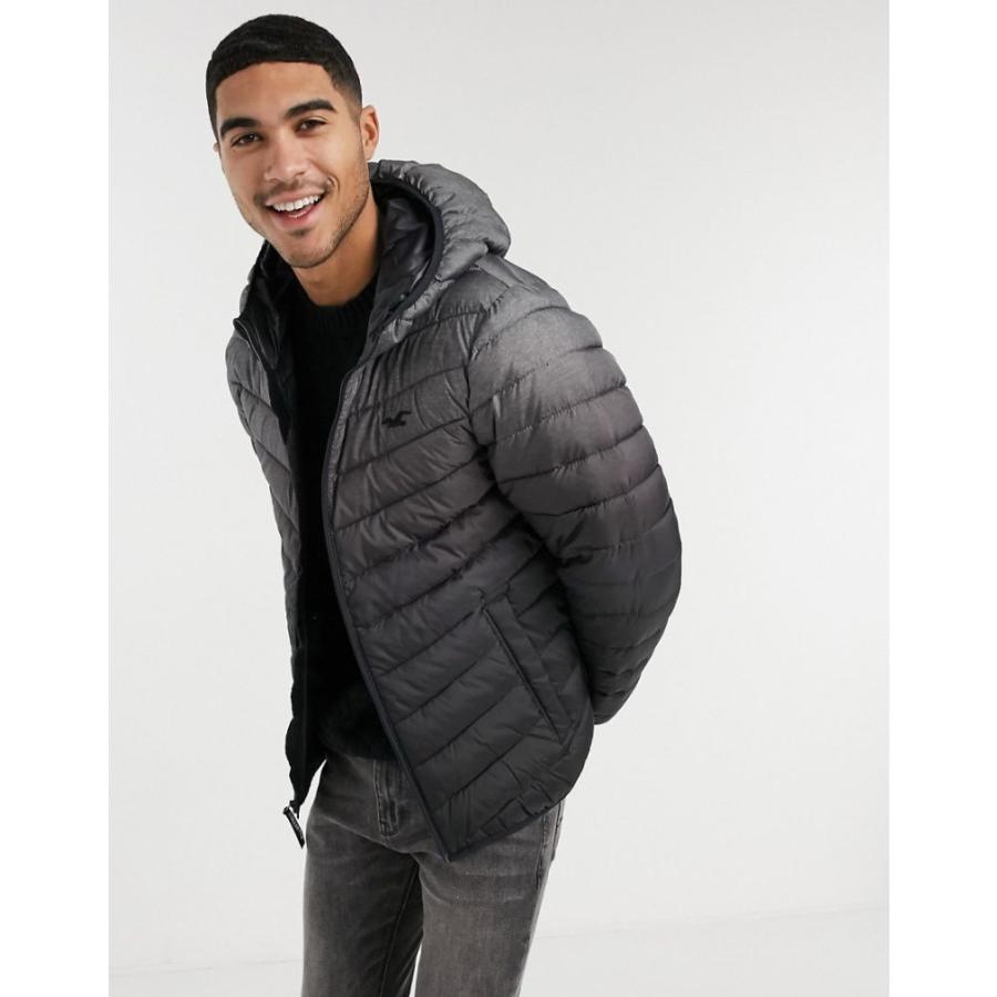 hollister hooded puffer parka