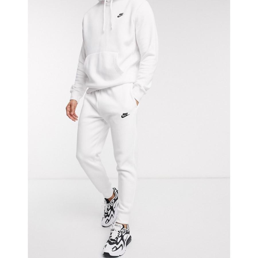 ナイキ Nike メンズ ジョガーパンツ ボトムス パンツ Club Cuffed Joggers In White ホワイト Ap フェルマート Fermart 1号店 通販 Yahoo ショッピング
