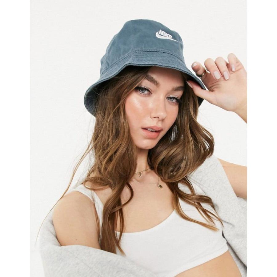 ナイキ Nike レディース ハット バケットハット 帽子 Bucket Hat In Teal With Logo Ap フェルマート Fermart 1号店 通販 Yahoo ショッピング