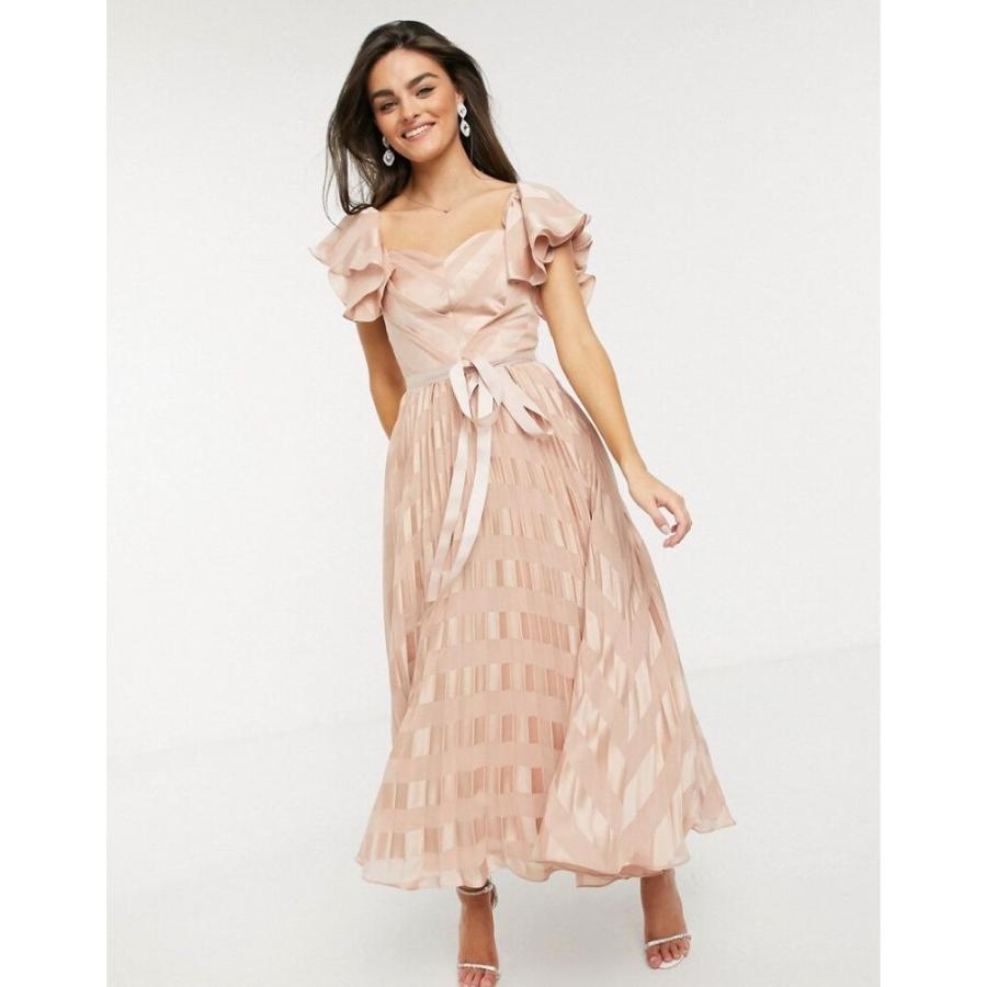 最安値に挑戦 フォーエバーユニーク Forever Unique レディース ワンピース ワンピース ドレス Pleated Bardot Dress In Pink ピンク Ap フェルマート Fermart 1号店 通販 Yahoo ショッピング New限定品 Www Doctor Plan Com