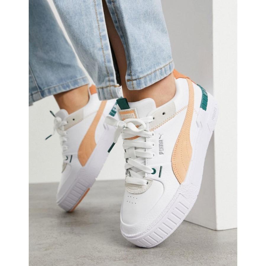 高級感 プーマ Puma レディース スニーカー チャンキーヒール シューズ 靴 Cali Sport Chunky Trainers In White And Coral ホワイト Ap フェルマート Fermart 1号店 通販 Yahoo ショッピング 日本製 Shop Titanech Com