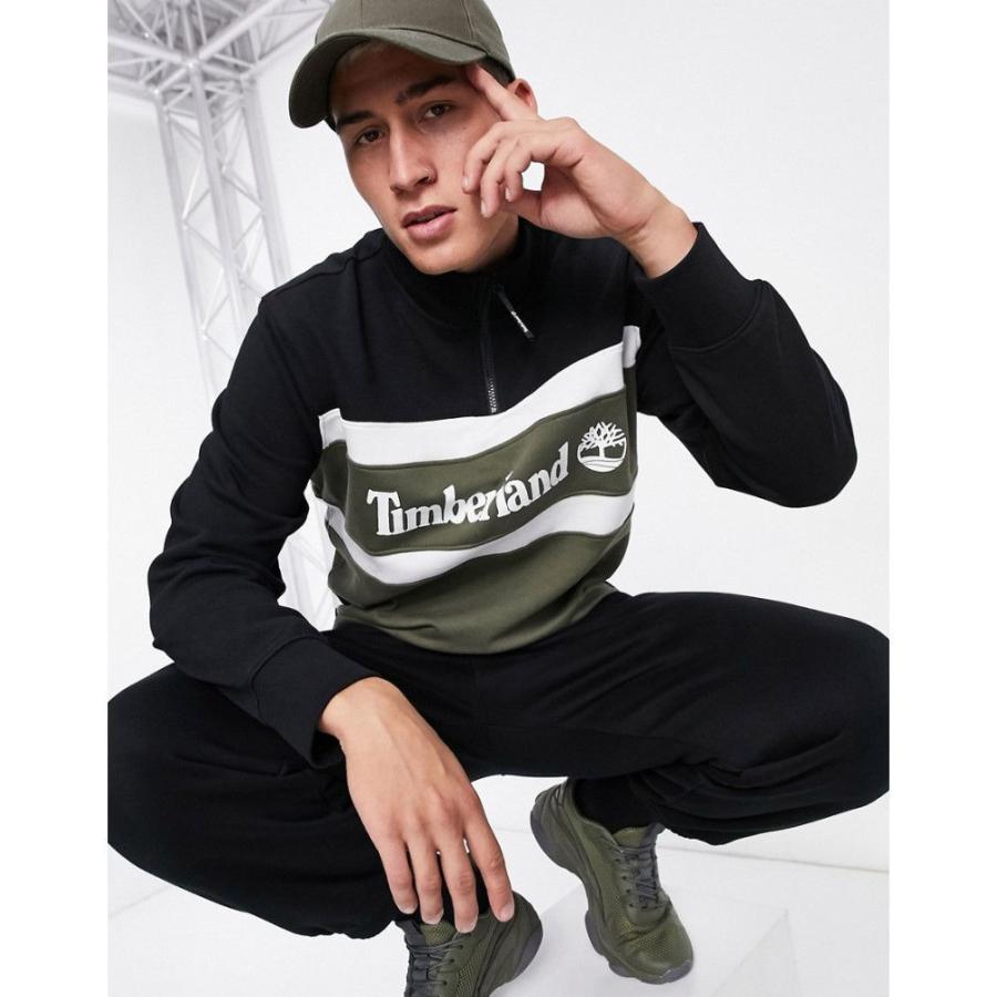 人気ブランド ティンバーランド Timberland メンズ スウェット トレーナー トップス Cut Sew Colourblock Chest Logo Half Zip Sweatshirt In Olive Black グリーン Ap フェルマート Fermart 1号店 通販 Yahoo ショッピング 訳ありセール格安 Mail