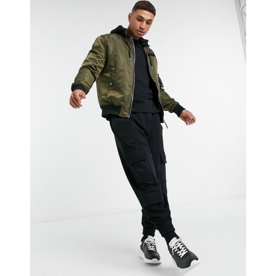 手数料安い リバーアイランド River Island メンズ ブルゾン ミリタリージャケット アウター Ma1 Bomber カーキ 安い Mdtu Nw Gov Lk