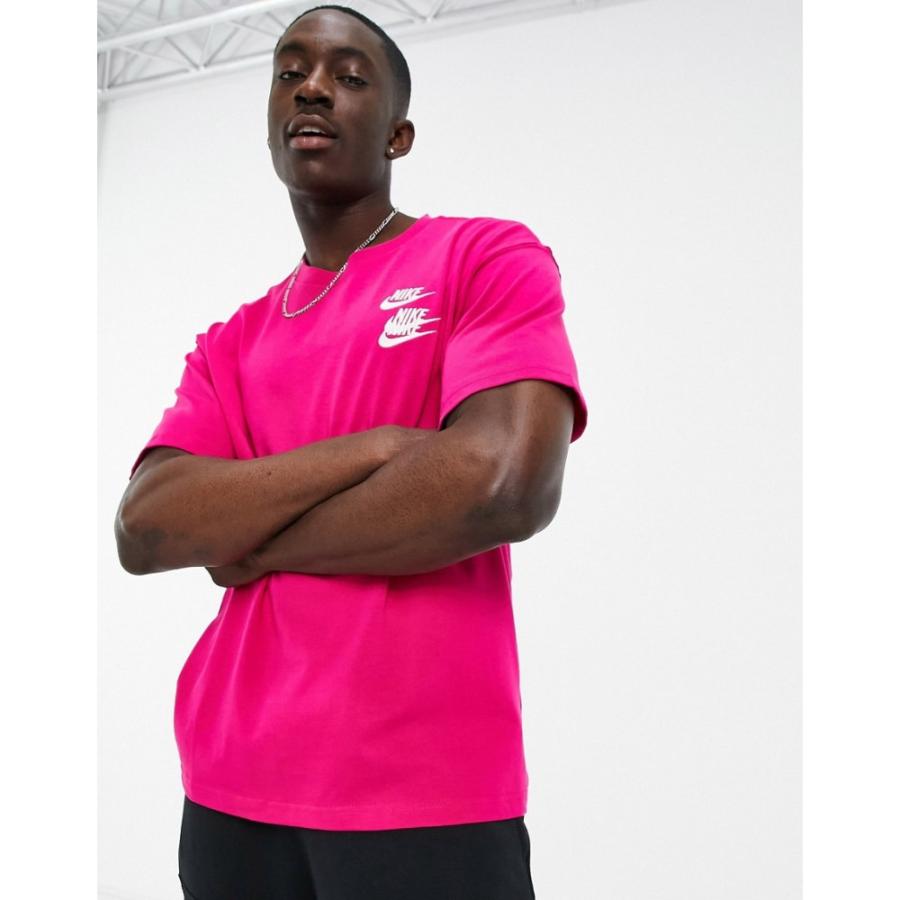 ナイキ Nike メンズ Tシャツ トップス World Tour Pack Graphic Oversized T Shirt In Pink ピンク Ap フェルマート Fermart 1号店 通販 Yahoo ショッピング