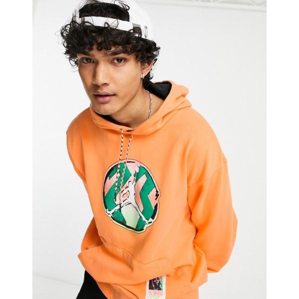高級ブランド トップス パーカー メンズ Jordan ジョーダン ナイキ トップス メンズ パーカー ジョーダン ナイキ Jordan Nike オレンジ Orange In Hoodie Washed Dna Sport トップス Dagl Tg