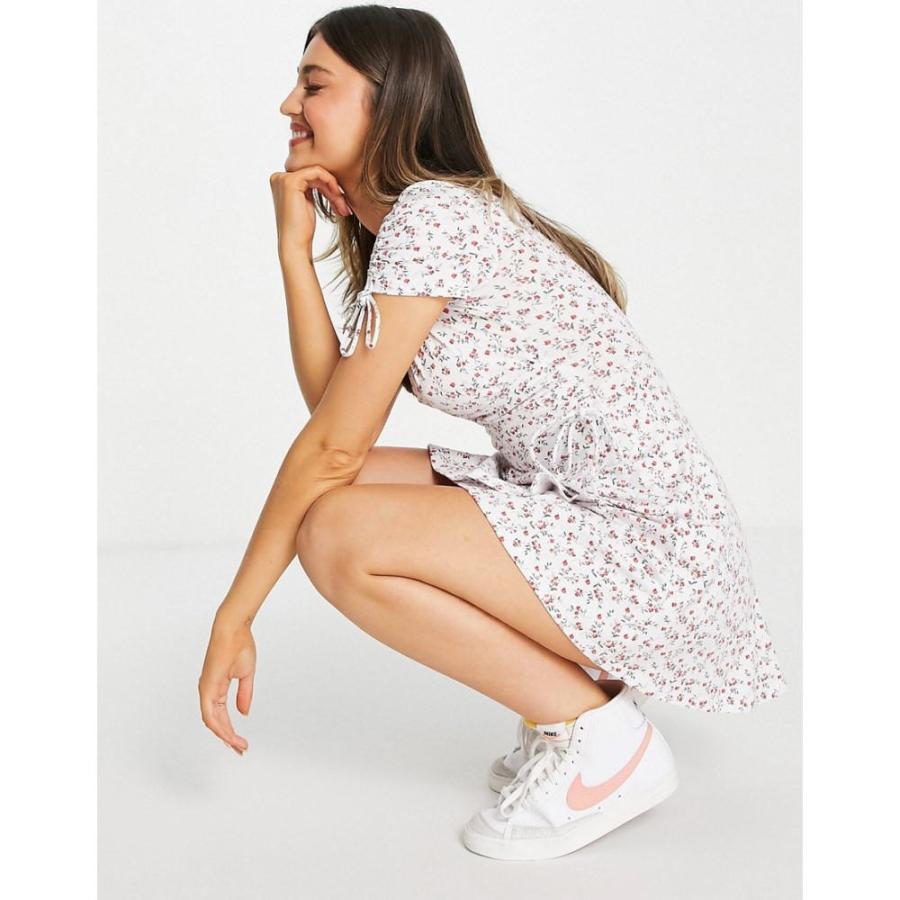 ホリスター Hollister レディース ワンピース ワンピース ドレス Scoop Neck Dress In White Floral ホワイトフローラル Ap フェルマート Fermart 1号店 通販 Yahoo ショッピング