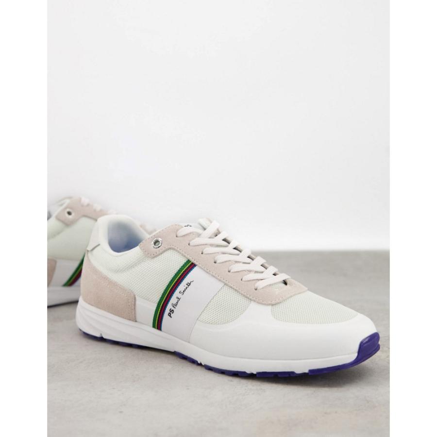 正規品 メンズ Smith Paul Ps ポールスミス シューズ 靴 メンズ スニーカー ポールスミス Smith Paul Ps スニーカー ホワイト White In Trainers Leather Huey シューズ 靴 シューズ Dagl Tg