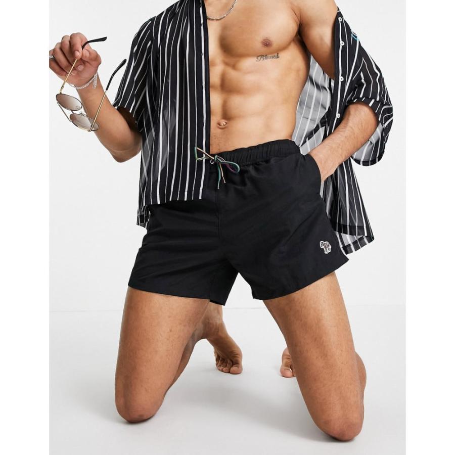 50 Off ポールスミス Ps Paul Smith メンズ 海パン 水着 ビーチウェア Zebra Logo Swim Shorts In Black ブラック 新品即決 Tprepara Cl