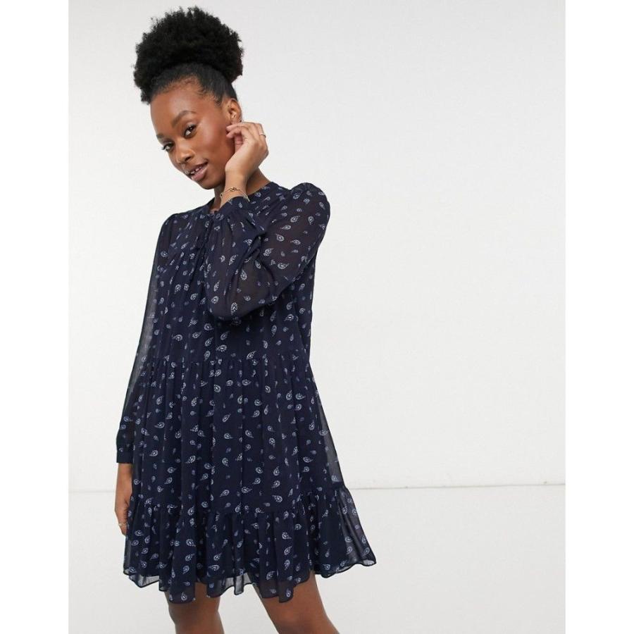 半価特売 ホイッスルズ Whistles レディース ワンピース ワンピース ドレス Paisley Printed Dress In Blue ブルー セレクトオーダー Superavila Com
