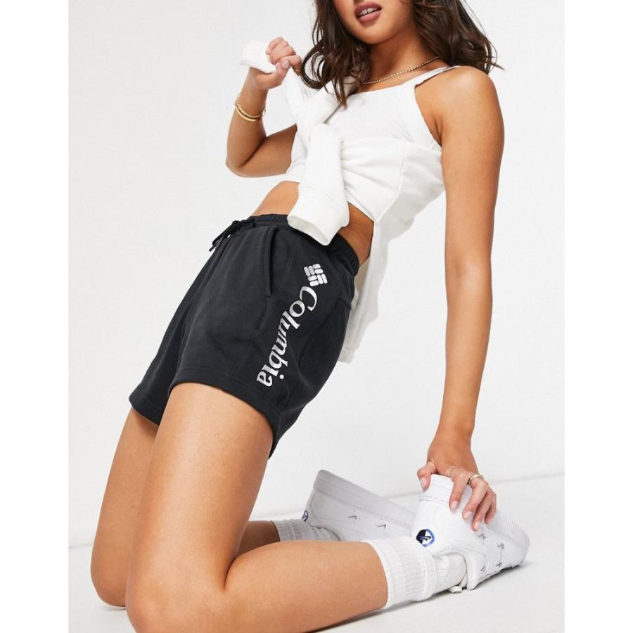 注目ブランド French Logo ボトムス パンツ ショートパンツ レディース Columbia コロンビア レディース ショートパンツ コロンビア Columbia Terry ブラック Black In Shorts ボトムス パンツ Solvestudentdebt Com