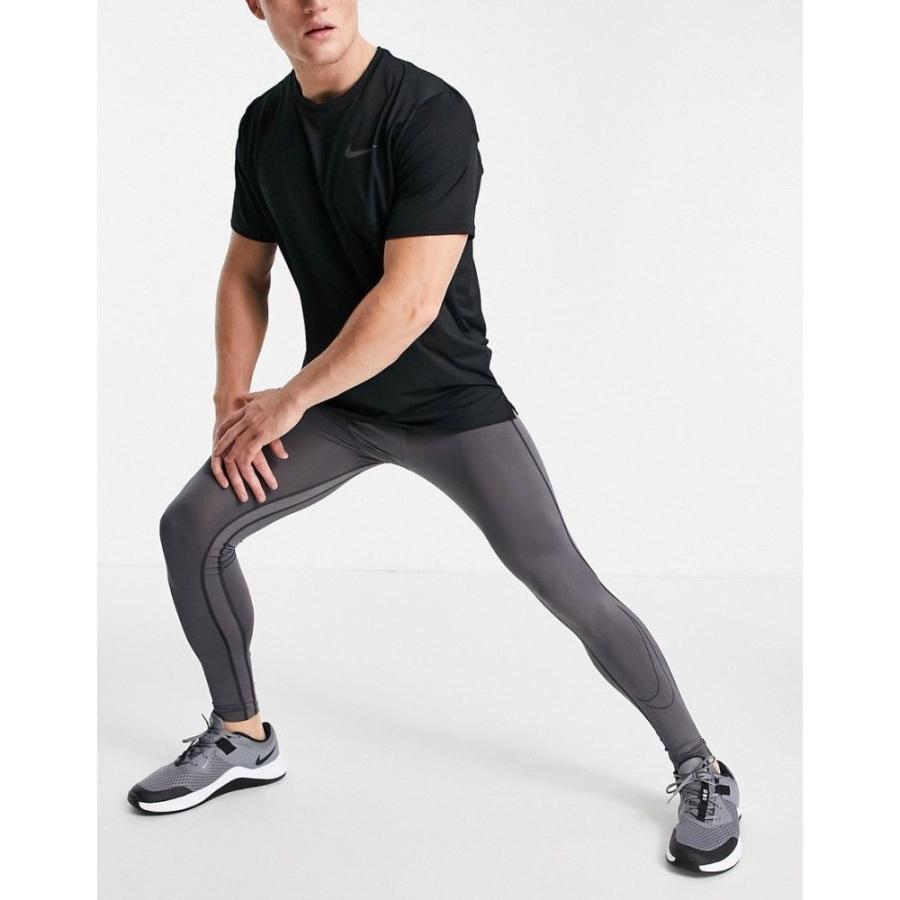 ナイキ Nike Training メンズ タイツ スパッツ ベースレイヤー ドライフィット インナー 下着 Nike Pro Training Dri Fit Baselayer Tights In Grey グレー Ap フェルマート Fermart 1号店 通販 Yahoo ショッピング