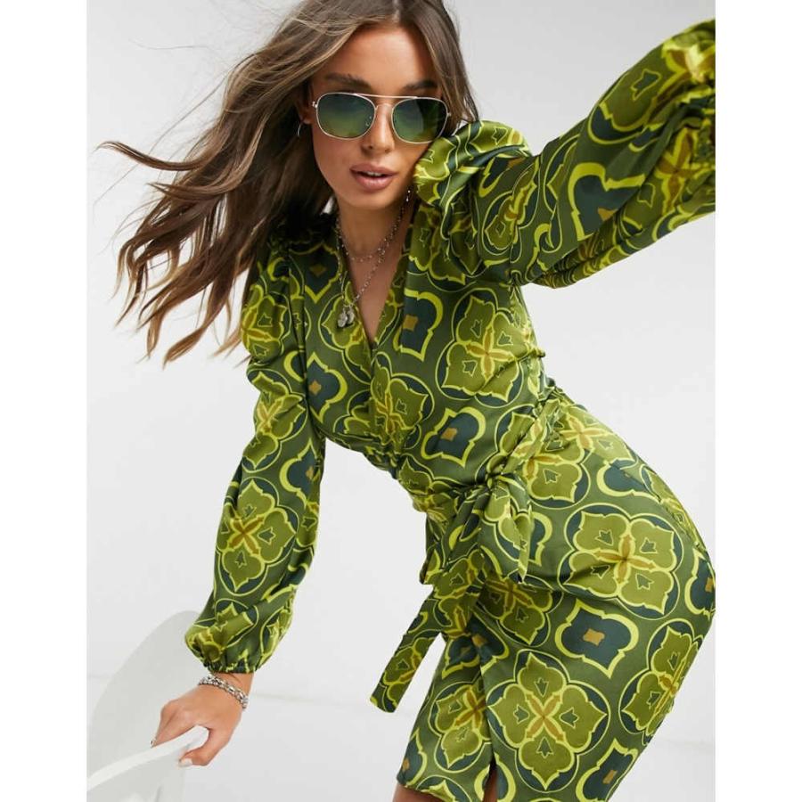 純正半額 ネバーフリードレス Never Fully Dressed レディース ワンピース ミニ丈 ワンピース ドレス Print Long Sleeve Minidress Ivory 海外通販 安い Www Bst Tours Com