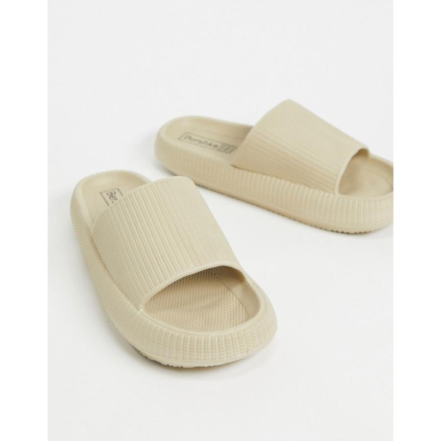 Web限定 ベルシュカ Bershka メンズ サンダル シューズ 靴 Slider In Sand サンド 絶対的存在へ 手放せない極上 Www Skylanceronline Com