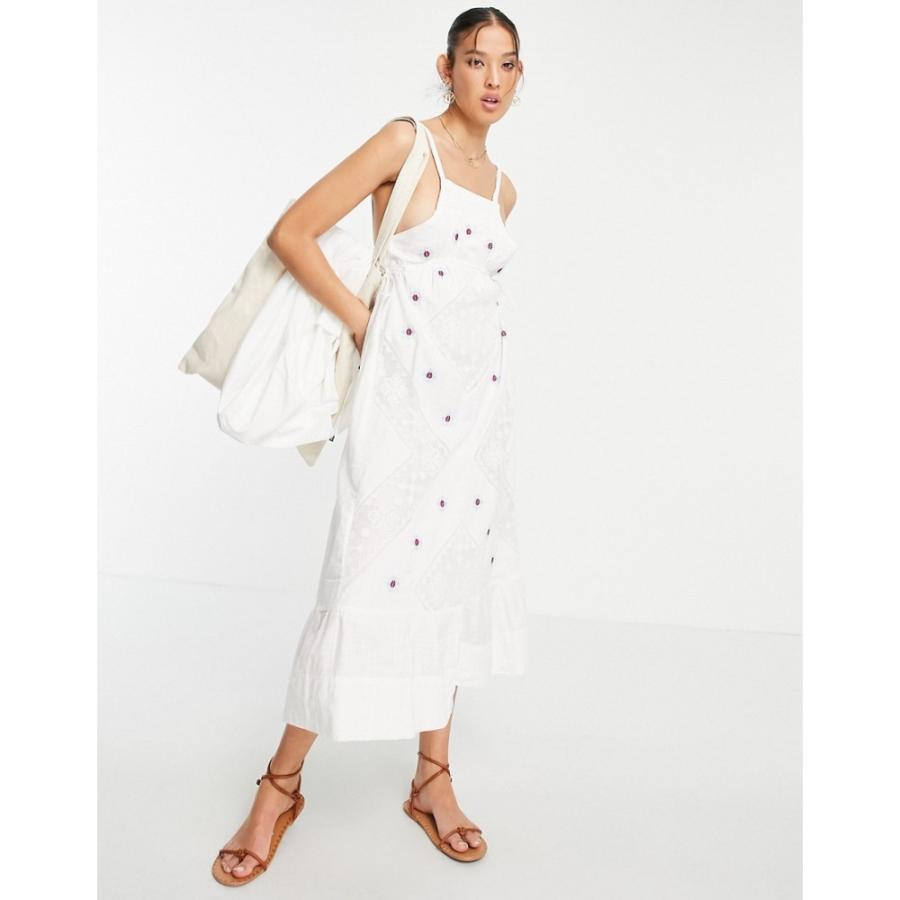 最も優遇の Cami Maxi Dewdrop ワンピース ドレス キャミワンピ ワンピース レディース People Free フリーピープル レディース ワンピース フリーピープル People Free Dress アイボリー Inserts Lace With ワンピース チュニック Elallioli Com