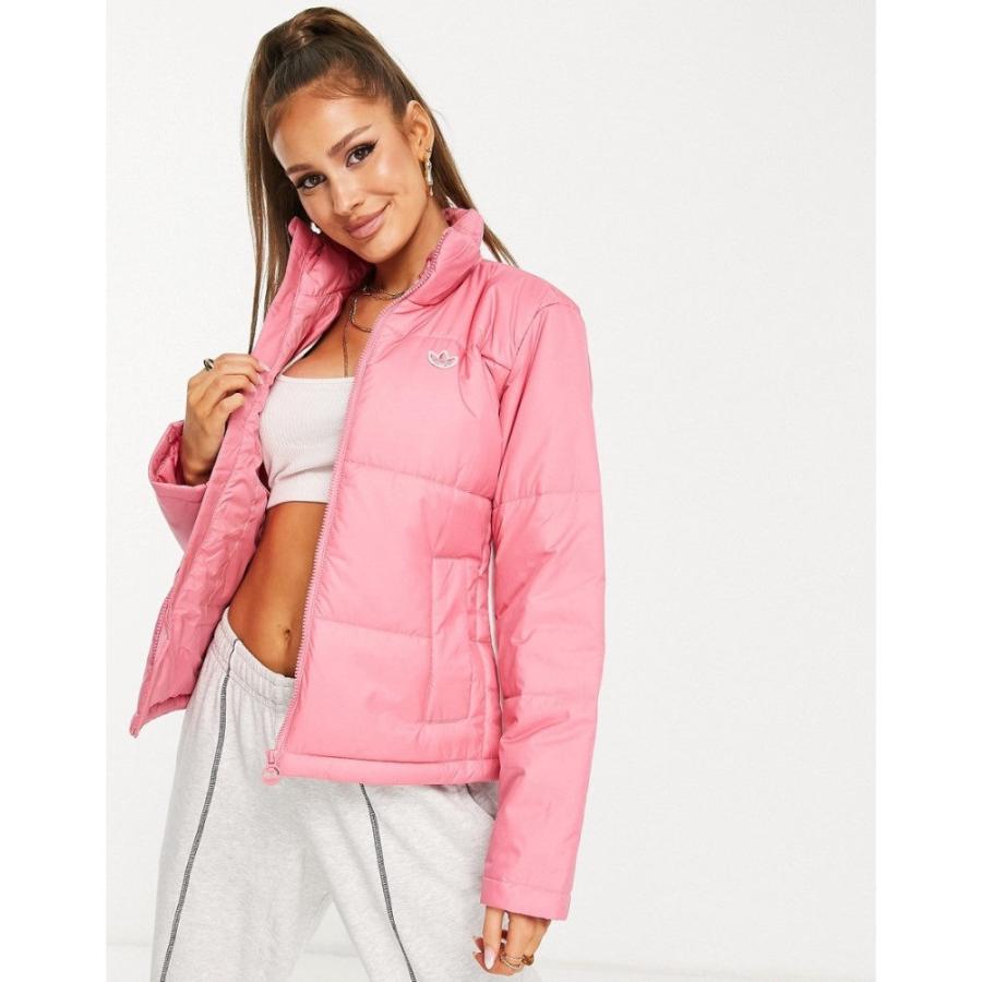 感謝の声続々 アウター ダウン 中綿ジャケット レディース Originals Adidas アディダス ダウン 中綿ジャケット アディダス Originals Adidas Short ピンク Pink In Jacket Padded コート アウター Www Rankinengineering Com