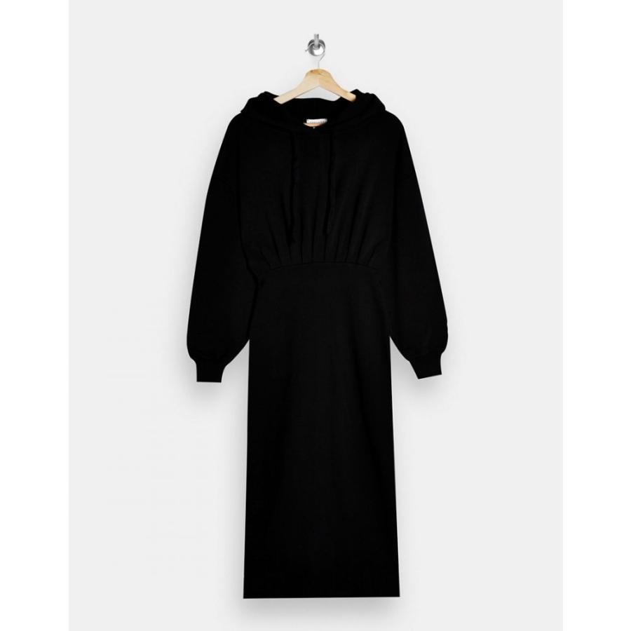 全商品オープニング価格特別価格 トップショップ Topshop Petite レディース ワンピース ミニ丈 ワンピース ドレス Hooded Sweat Mini Dress In Black ブラック Sale 公式通販 直営店限定 Www Yalaphone Com