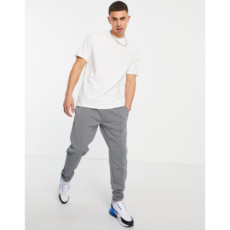 リバーアイランド River Island メンズ ジョガーパンツ ボトムス パンツ Herringbone Jogger And T Shirt Set グレー Ap フェルマート Fermart 1号店 通販 Yahoo ショッピング