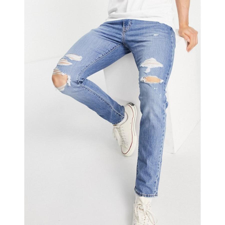 今日の超目玉 リーバイス Levi S ジーンズ デニム Blue Wash Mid In Jeans Distressed Fit Tapered Slim 512 ボトムス パンツ スキニー スリム ジーンズ デニム メンズ Levi S リーバイス ボトムス パンツ メンズ ボトムス パンツ