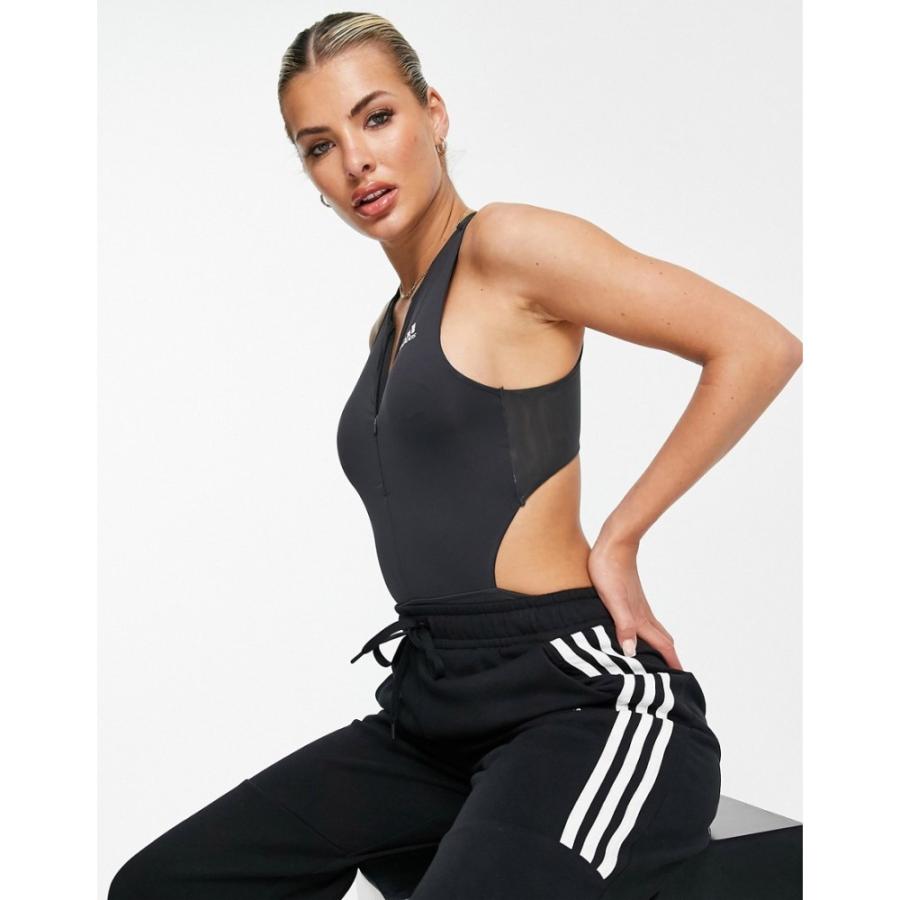 アディダス Adidas Performance レディース ボディースーツ インナー 下着 Adidas Training Body With Cut Out Detail In Black ブラック Ap フェルマート Fermart 1号店 通販 Yahoo ショッピング