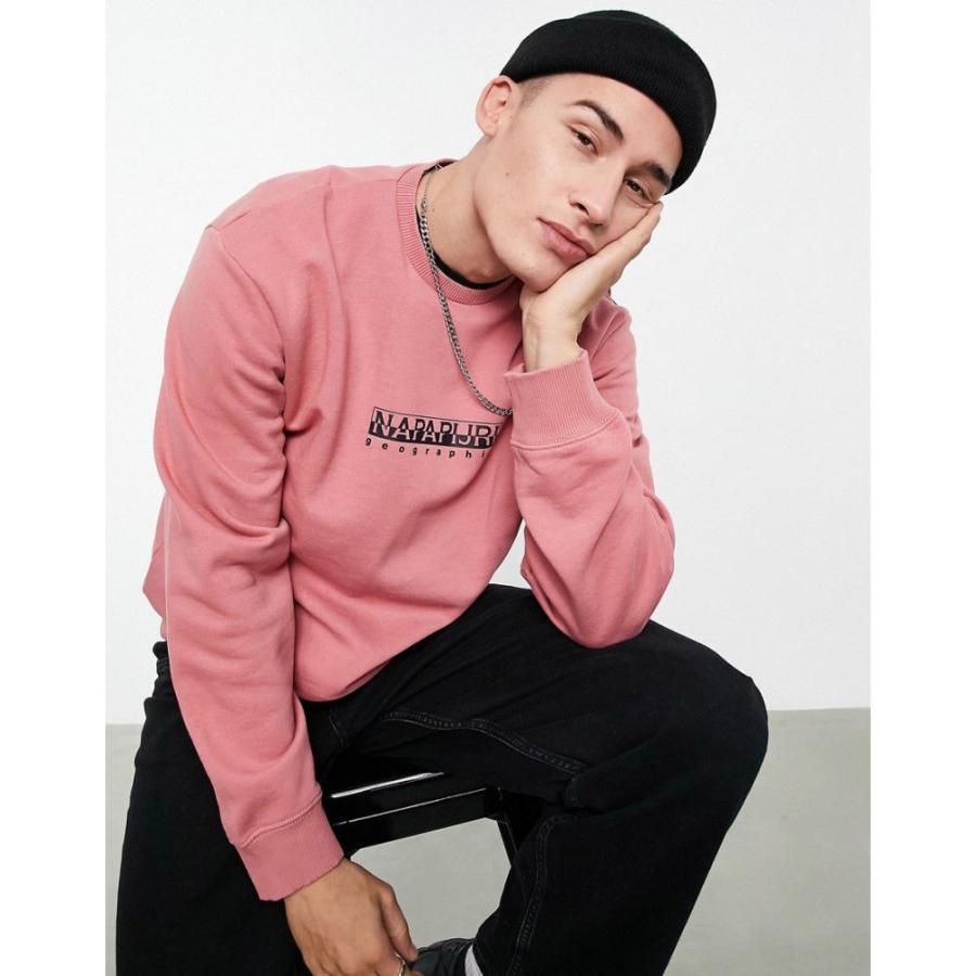 ナパピリ Napapijri メンズ スウェット トレーナー トップス Box Sweatshirt In Pink ピンク Ap 339 フェルマート Fermart 1号店 通販 Yahoo ショッピング
