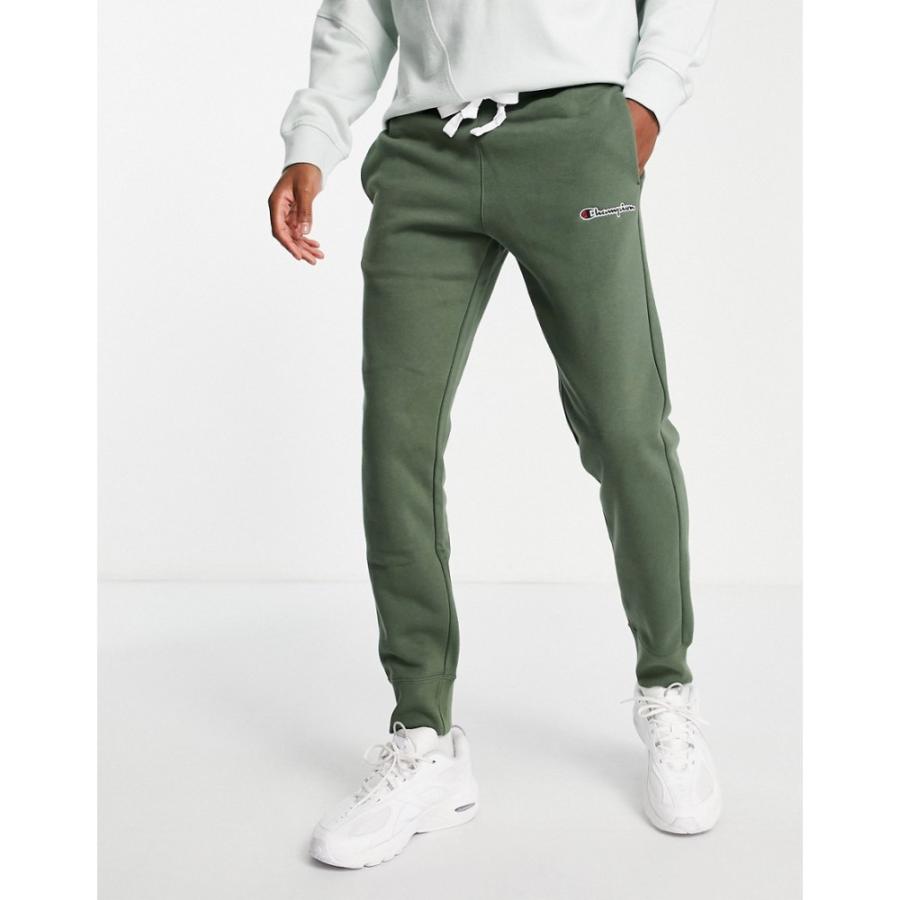 チャンピオン Champion メンズ ジョガーパンツ ボトムス パンツ Small Logo Joggers In Khaki カーキ Ap フェルマート Fermart 1号店 通販 Yahoo ショッピング