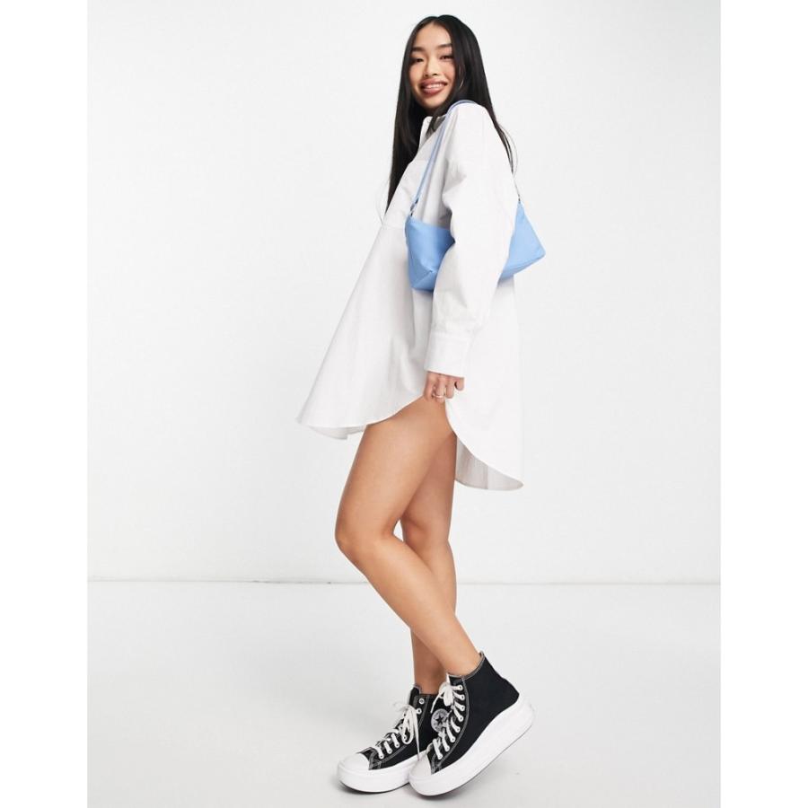 ホリスター Hollister レディース ワンピース シャツワンピース ワンピース ドレス Oversized Shirt Dress In White ホワイト Ap 343 フェルマート Fermart 1号店 通販 Yahoo ショッピング