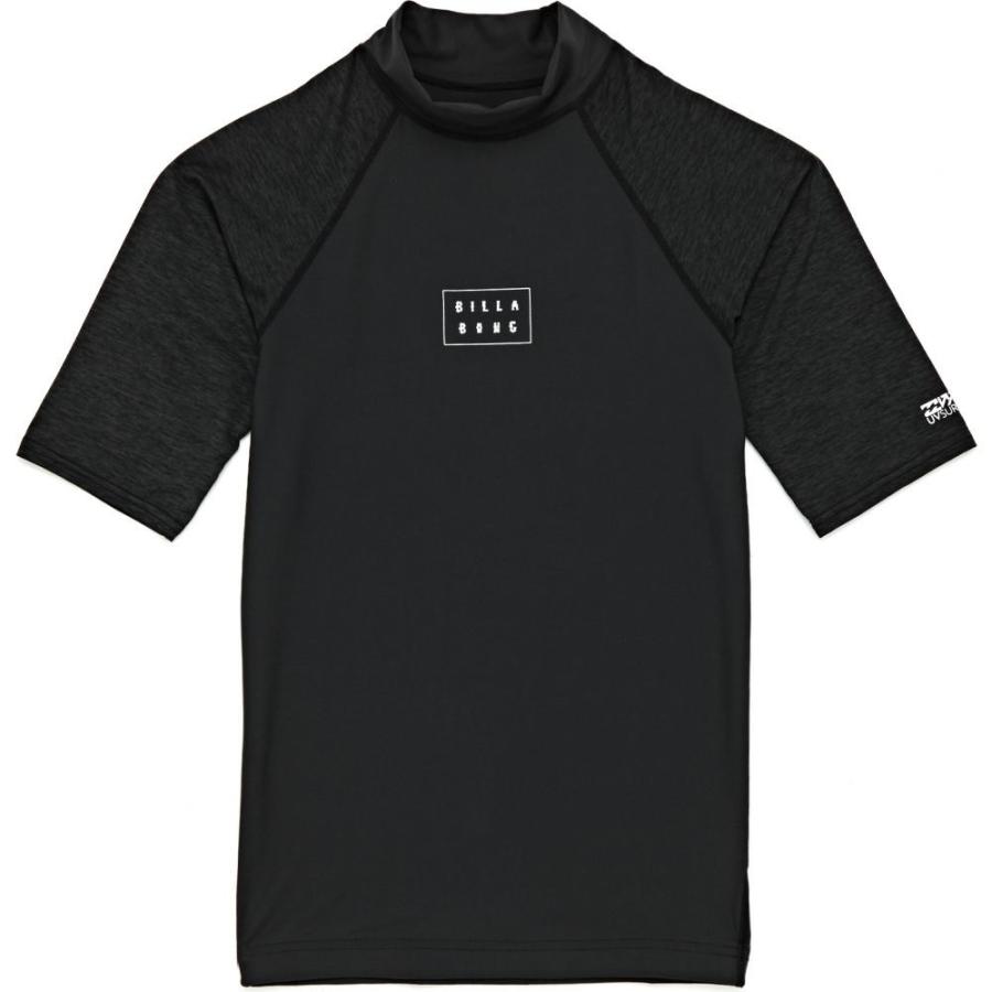 ビラボン Billabong メンズ ラッシュガード 水着 ビーチウェア Contrast Ss Rash Vest Black Www Breaking9to5 Com