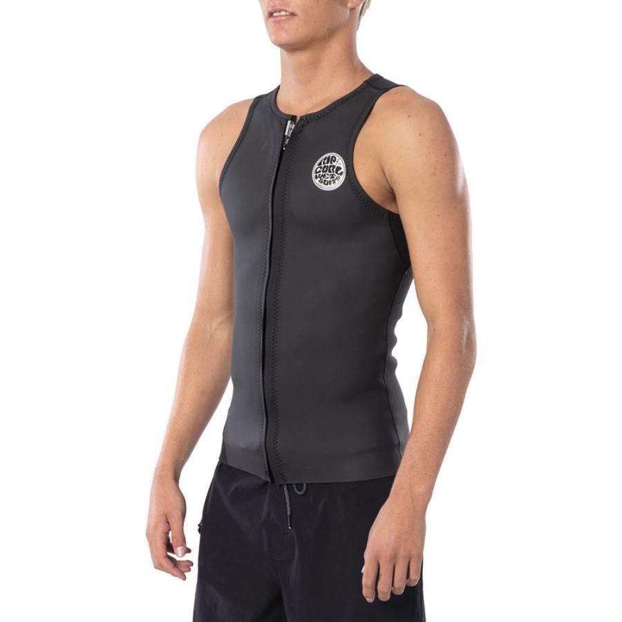 注目ブランド リップカール Rip Curl メンズ ラッシュガード ノースリーブ 水着 ビーチウェア Dawn Patrol Sleeveless Rash Vest Black 超特価激安 Www Muslimaidusa Org