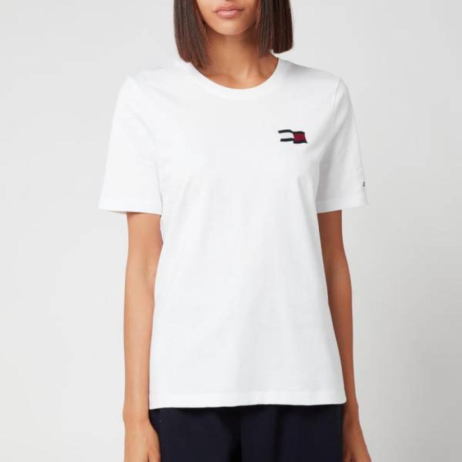 トミー ヒルフィガー Tommy Hilfiger レディース Tシャツ トップス Regular Motion Flag Crewneck T Shirt White White Cb3 Ff01a7ed96 フェルマート Fermart 1号店 通販 Yahoo ショッピング