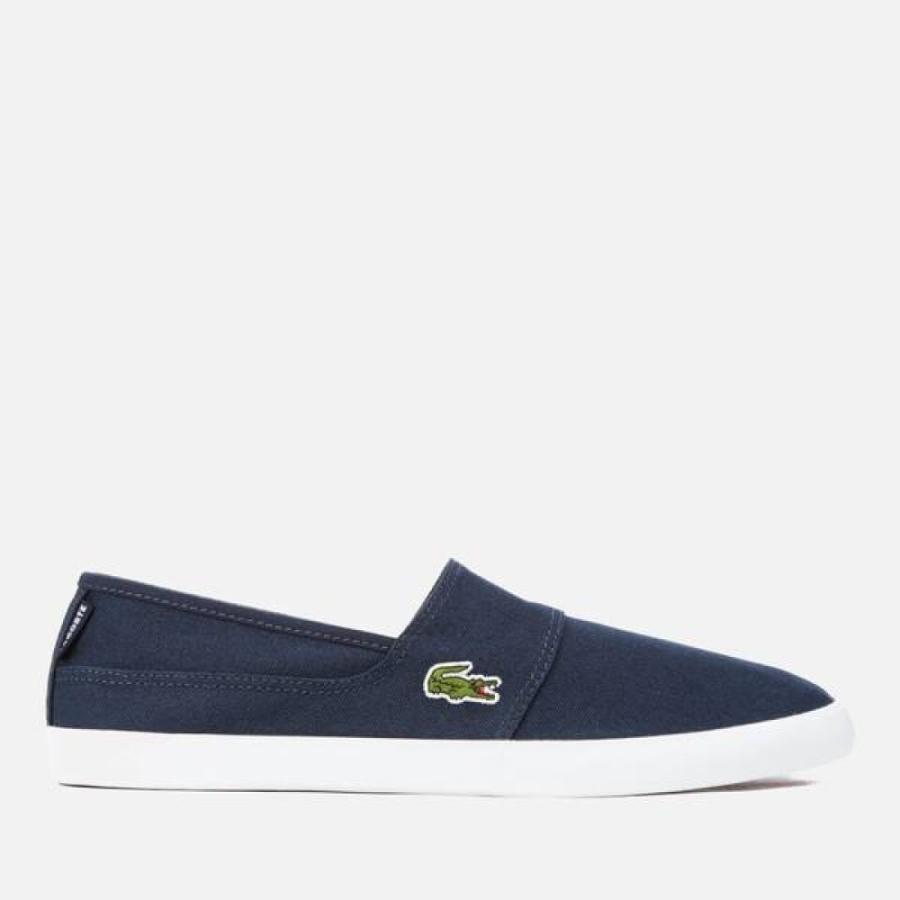 今年も話題の Lacoste ラコステ シューズ 靴 メンズ スリッポン フラット ラコステ Lacoste メンズ Navy Blue Blue Dark Dark Pumps Slip On Canvas 2 Bl Marice シューズ 靴 スリッポン フラット シューズ