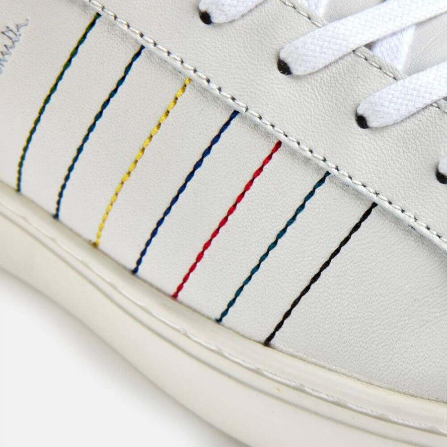 ポールスミス Ps Paul Smith メンズ スニーカー シューズ 靴 Rex Embroidered Stripe Leather Trainers White Cb3 Ff75fe55d9 フェルマート Fermart 1号店 通販 Yahoo ショッピング