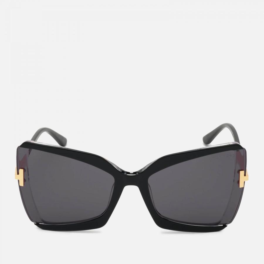 新色登場 トム フォード Tom Ford レディース メガネ サングラス スクエアフレーム Oversized Square Frame Sunglasses