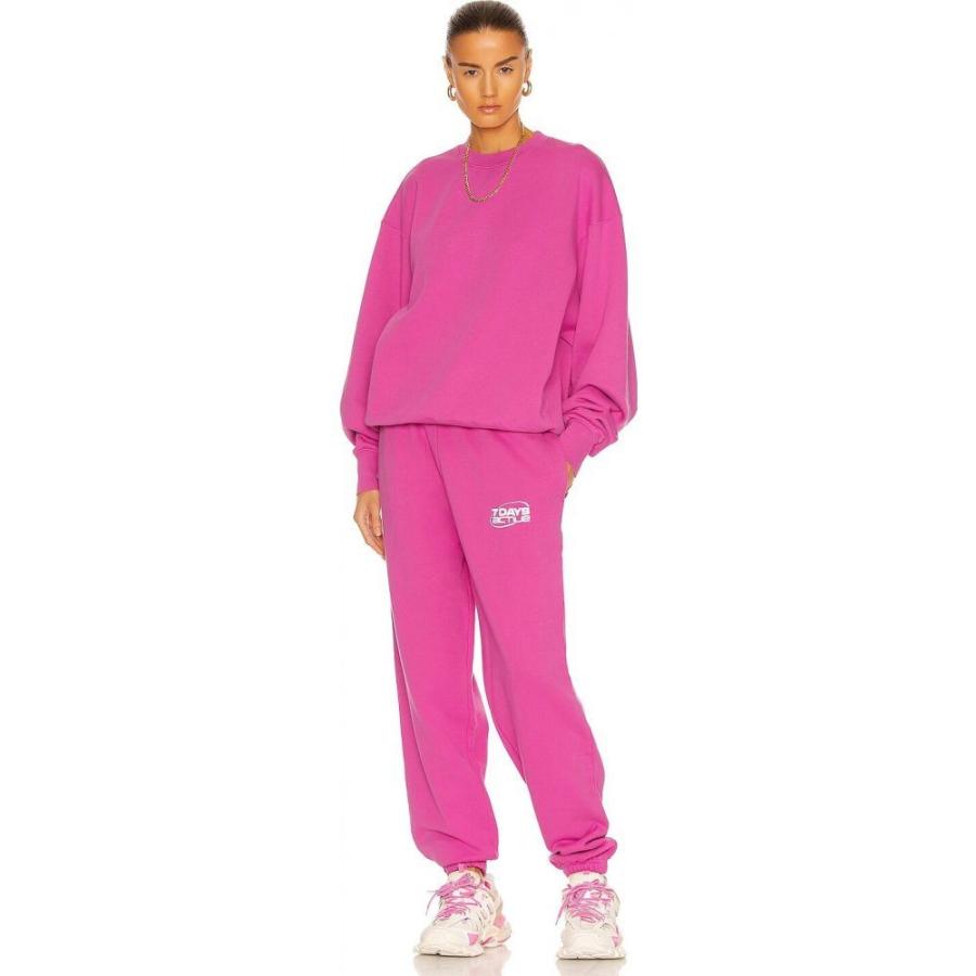 2021年新作 デイズ セブン アクティブ Shadow Sweatshirt Rose Neck Crew トップス Monday スウェット トレーナー レディース Active Days 7 スウェット トレーナー Williamsav Com