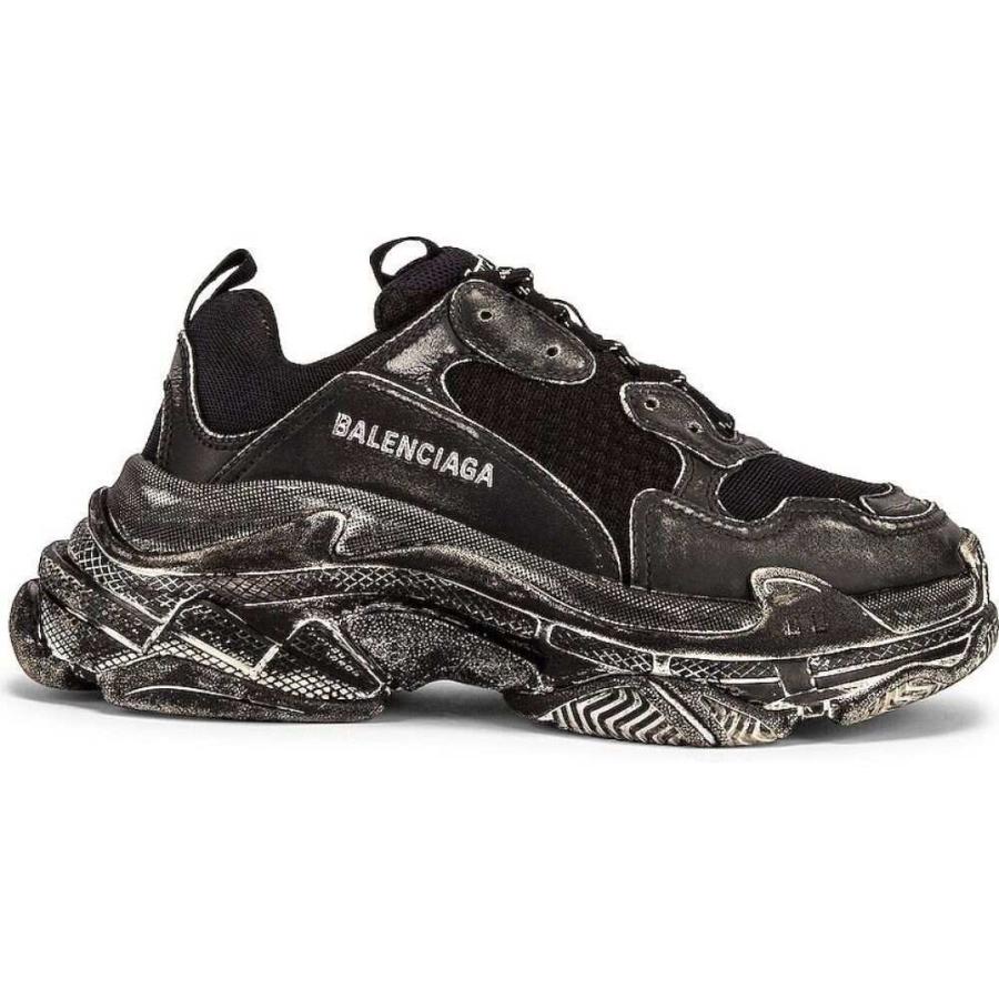 超ポイントアップ祭 シューズ 靴 メンズ スニーカー バレンシアガ Balenciaga バレンシアガ Black Faded Sneaker S Triple シューズ 靴 スニーカー メンズ Balenciaga シューズ Hermandad Estrella Org