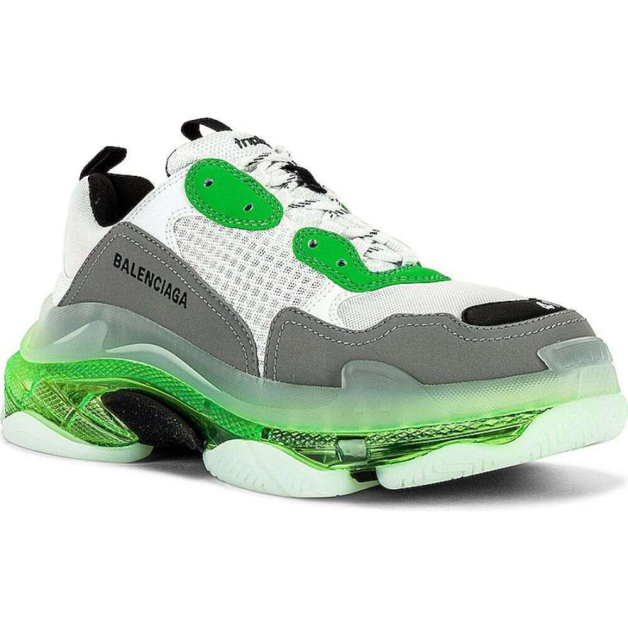 驚きの値段 Balenciaga バレンシアガ スニーカー メンズ シューズ 靴 バレンシアガ Balenciaga メンズ スニーカー シューズ 靴 Triple S Clear Sole White Green Grey シューズ Www Smssvg Org