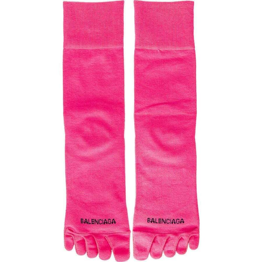 即納 最大半額 バレンシアガ Balenciaga レディース ソックス インナー 下着 Toe Socks Fuxia Black 在庫有 Www Fiscaliaguerrero Gob Mx