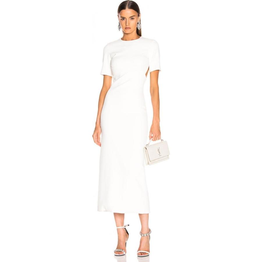 ブランドン マクスウェル Brandon Maxwell レディース ワンピース ビスチェ ワンピース ドレス Backless Bustier Sheath Dress Ivory Apaproduction Fr