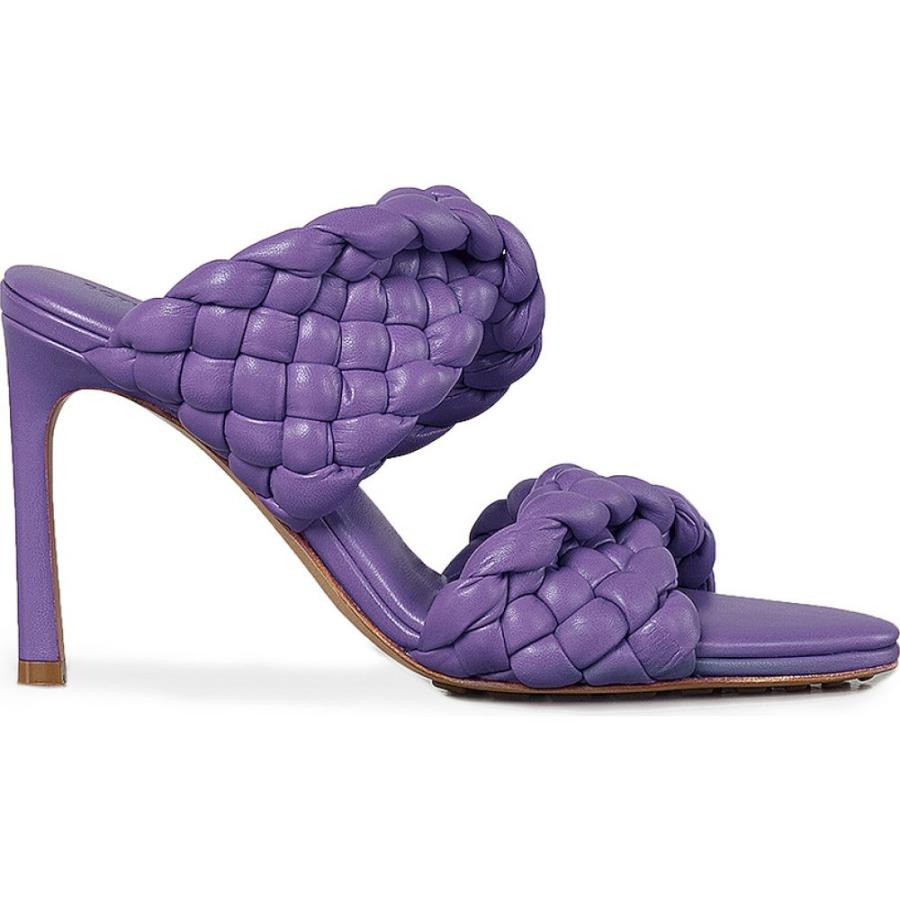 ロングセラー ボッテガ ヴェネタ Bottega Veneta レディース サンダル ミュール シューズ 靴 Padded Woven Leather Sandals Purple Sale 公式 Arezzosky Com