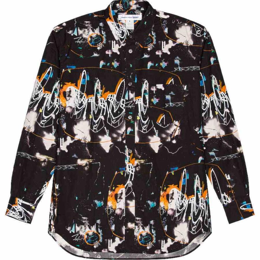 21春夏 コム デ ギャルソン Comme Des Garcons Shirt メンズ シャツ トップス Futura Print Shirt Print A 72時間限定タイムセール Skylanceronline Com