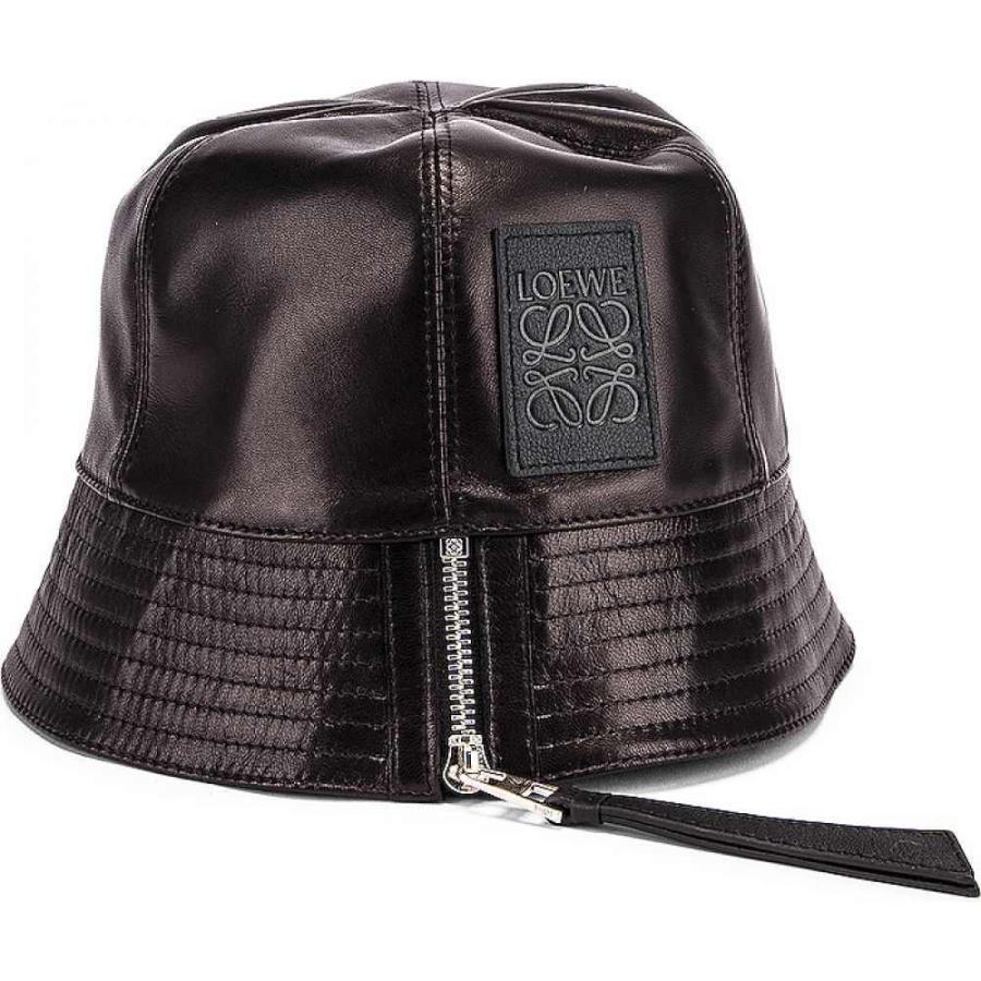 ロエベ Loewe レディース ハット バケットハット 帽子 Leather Bucket 